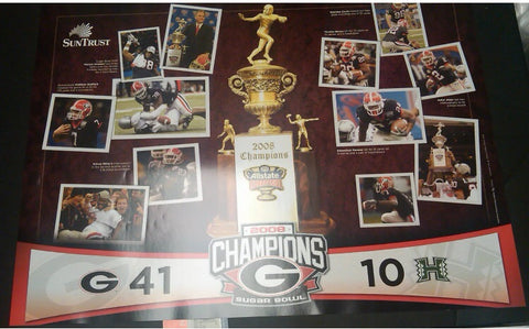 2008 Sugar Bowl Championship Football Schedule Poster