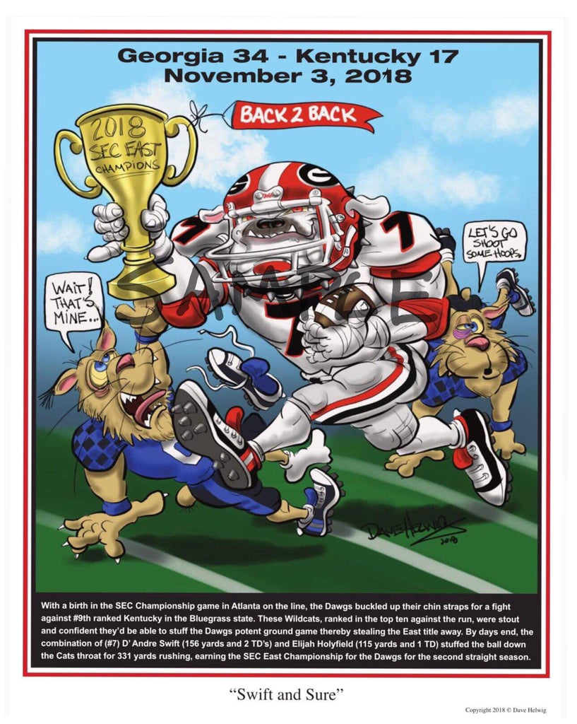 Georgia Football Cartoons