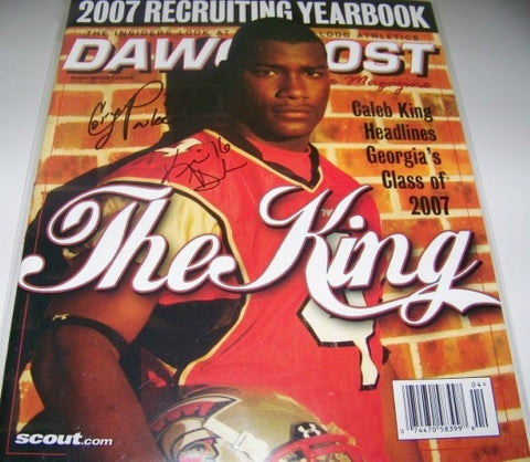 2007 Multiple Player Autographed Dawg Post