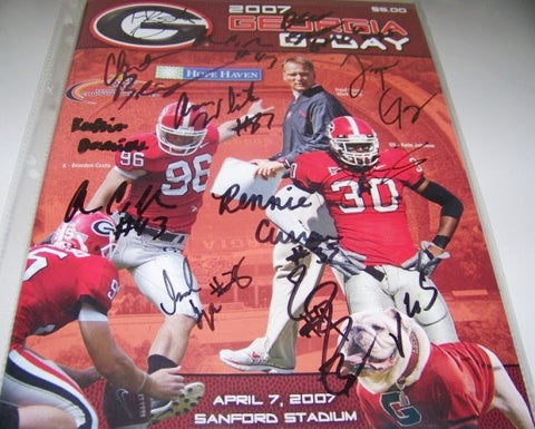 2007 Multiple Player Autographed - G Day Game Program